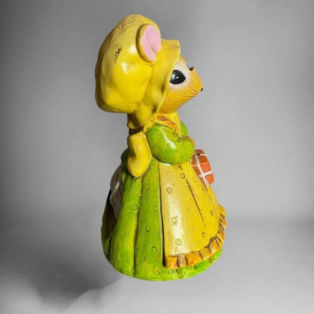 Vintage 1970s Mouse Package String Scissor Holder Lorrie Designs Josef